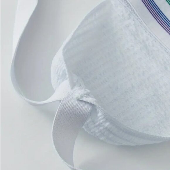 Jockmail Rainbow Jockstrap Medium White - Picture 4 of 9
